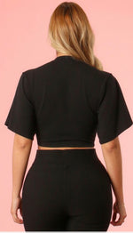 Cargar imagen en el visor de la galería, Tie front Crop Top
