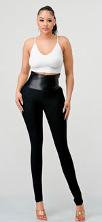 Laden Sie das Bild in den Galerie-Viewer, High Waist Bandage Pants
