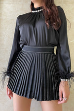 Load image into Gallery viewer, Rendezvous Feather Blouse
