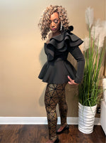 Load image into Gallery viewer, Cascading Ruffles Top
