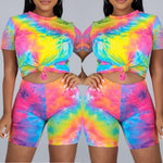 Load image into Gallery viewer, Tie Dye Biker Set (2 colors)
