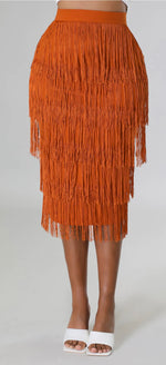 Load image into Gallery viewer, Tina Tassel Skirt
