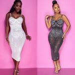Load image into Gallery viewer, Tammy Bling Dress
